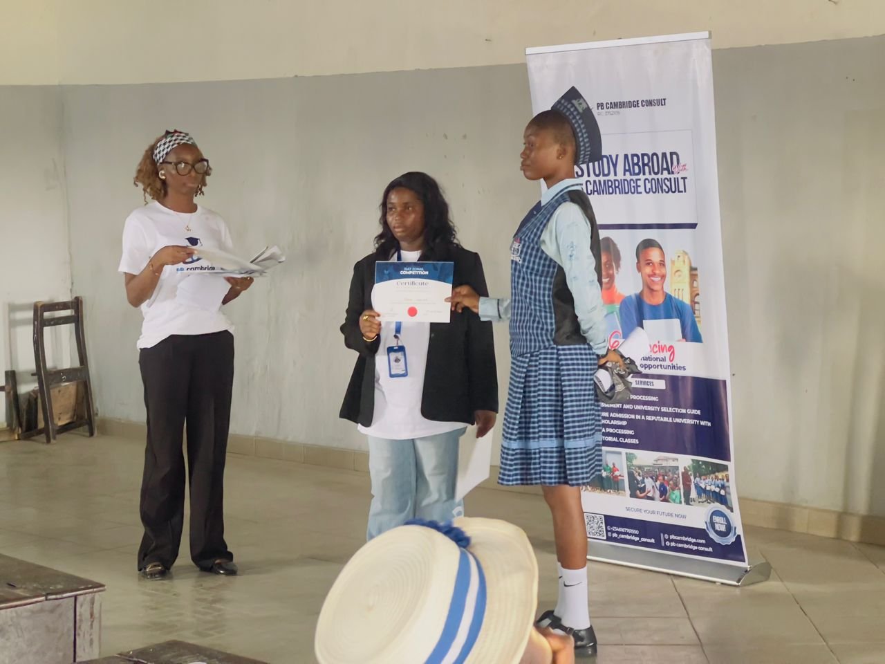 Certificate presentation